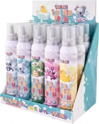 Schiuma da bagno TUBI mix di colori 200 ml – confezione da 15 pz