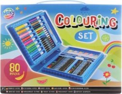 box con materiali per dipingere 80 pz