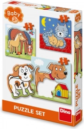 Puzzle Dino animali per bambini dai 2 anni