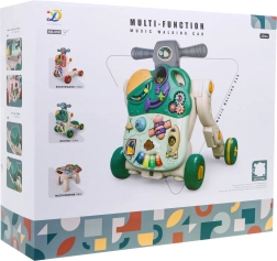 Giocattolo interattivo 5 in 1 per bambini – girello, cavalcabile, monopattino, tavolino attività e pannello sensoriale (18+ mesi)