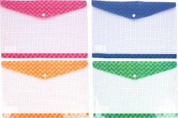 Cartella colorata con bottone 36x26 cm