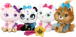 Peluches scintillanti, mix 4 pezzi