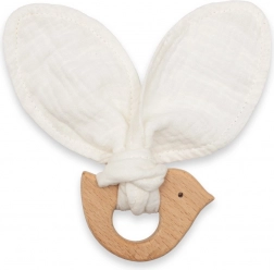 Massaggiagengive per bambini con uccellino NEW BABY Bird white