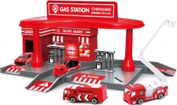 Caserma dei pompieri con 2 automobiline