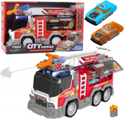 Autopompa con luci, suoni e cannone ad acqua funzionante