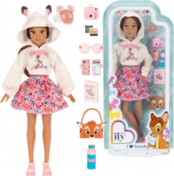 Disney ILY 4Ever bambola alla moda ispirata a Bambi con set di accessori 30 cm
