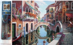NORIMPEX Pittura diamantata Ponte di Rialto 30x40 cm
