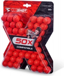 X-Shot FaZe palline di ricambio in schiuma 50 pz