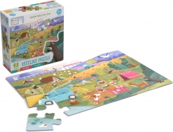 Grande puzzle per bambini In gita 24 pezzi