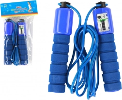 Corda per saltare blu con contatore 280 cm