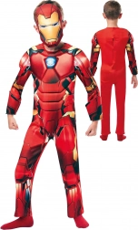 Costume per bambini MARVEL Iron Man 122–128 cm (7–8 anni) con maschera
