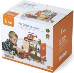 Caserma dei pompieri in legno