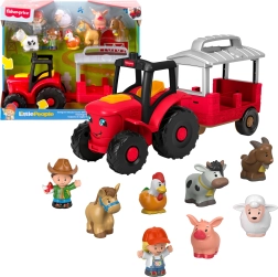 Fisher-Price Little People trattore cura degli animali – set interattivo con personaggi