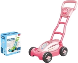 Tagliaerba rosa a bolle con illuminazione