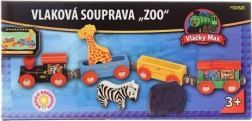 Vláčky Max set di trenini Zoo