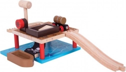 Stazione di carico per barili Bigjigs Rail