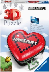 Ravensburger puzzle 3D cuore Minecraft, 54 pezzi