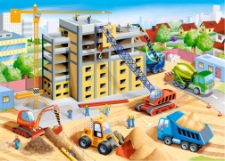 Puzzle cantiere per bambini 60 pezzi