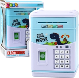 Cassaforte Elettronica per bambini blu con dinosauro