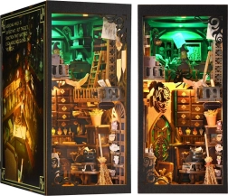 2Kids Toys Puzzle 3D segnalibro per libri, miniatura della casa delle streghe