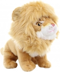 gatto di peluche con criniera staccabile 30 cm eco friendly