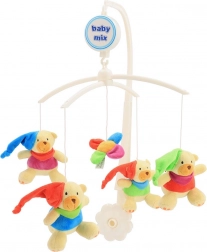 Giostrina per culla Baby Mix orsetti con cuffiette