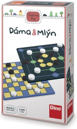 Dino dama e mulino da viaggio