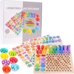 Set educativo in legno 3+ con pesca magnetica, apprendimento dei numeri e composizione di modelli