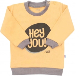 Maglietta per neonati New Baby With Love color senape