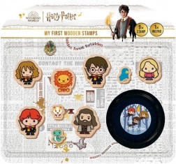 I miei primi timbri HARRY POTTER set in legno 9+1 con tampone