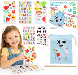 Set creativo Woopie Art&Fun per decorare una bustina con adesivi