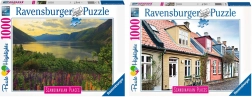 Set di due puzzle 2 × 1000 pezzi RAVENSBURGER
