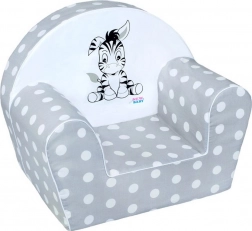 Poltroncina per bambini NEW BABY Zebra grigia
