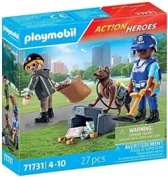 Playmobil Ricerca con il cane poliziotto