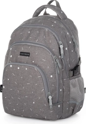 Zaino per studenti OXY SCOOLER Grey geometric