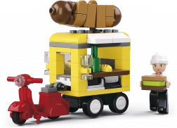 Sluban Town Strada commerciale Carrello Hot-dog