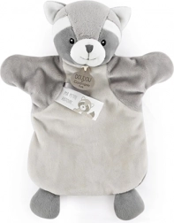 Burattino di peluche procione 25 cm