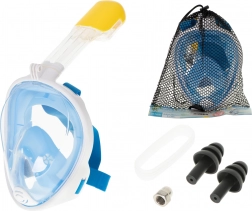 Maschera da snorkeling a pieno facciale L/XL blu