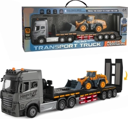 Camion metallico per il trasporto di auto con caricatore 1:24