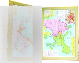 Oxybag copertina per atlante mondiale in polipropilene