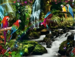 Ravensburger puzzle Pappagalli nel paradiso 2000 pezzi