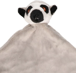 Copertina coccolosa in peluche lemure nature planet