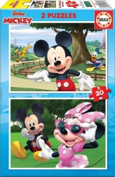 Educa Puzzle Mickey e amici 2x20 pezzi