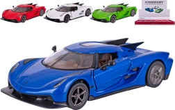 Kinsmart Koenigsegg Jesko Absolut modellino d'auto in metallo con meccanismo pull-back
