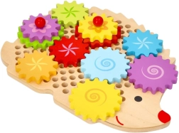 Riccio di legno con ingranaggi LELIN