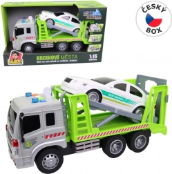 Traino automatico con auto ad inerzia con luci e suoni