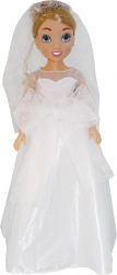 Bambola sposa 80 cm con eleganti abiti nuziali