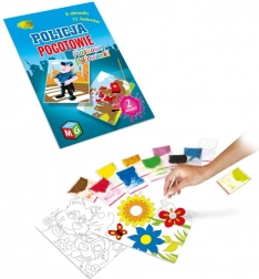 Quadri di sabbia Ambulanza della polizia