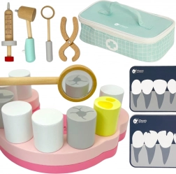 Classic World piccolo dentista – set in legno in valigetta, 18 pezzi
