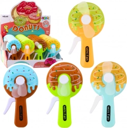 Ventilatore manuale mini a forma di donut per bambini – 4 modelli